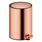 Damixa Zen toiletspand m/pedal og SoftClose 3l - B�rstet kobber