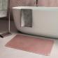 Hefe Fuzzy skridsikker badem�tte 50 x 80 - Rosa