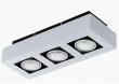 Outlet - Eglo Loke 3 LED spots - B�rstet Alu - 1 stk. tilbage