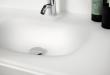 Bath m�belvask varepr�ve - Glas - Mat hvid