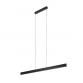 Cass�e Linea line�r pendellampe 150 cm - Mat sort