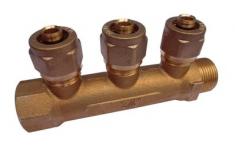 Fordeler r�r 3-vejs muffe/nippel 3/4