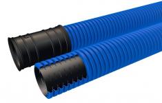 Ecodrain dr�nr�r PE med slidser 3000 mm - 92/80 mm