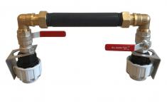 Armatur med plastkobling �32 mm