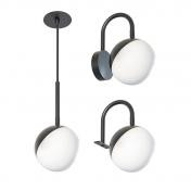 Dansani Bright lampe (3-i-1) LED �120mm - Mat sort