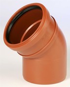 Uponal PP-b�jning 45 grader, 110mm