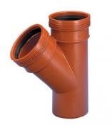 Wavin 110 x 110 mm 45 gr. PP-kloakgrenr�r