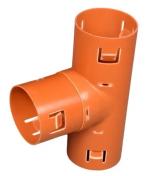 Wavin 60 x 60 mm 90 gr. PVC-dr&aelig;ngrenr&oslash;r