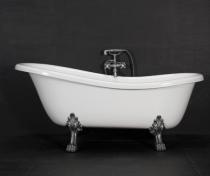 Westerbergs Victoria 167 fritst�ende badekar m/l�vef�dder i krom