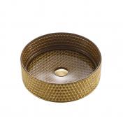 Cass�e Morello 36 fritst�ende bowlevask - Glas/Messing