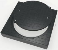 NID 600 x 95 mm karm/d�ksel, firkantet, fast, 12,5 t, komposit