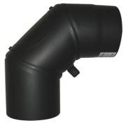 Metalbestos 250 mm 90&ordm; kn&aelig;r&oslash;r m/ smig og renseklap