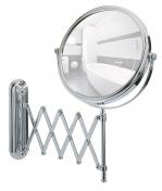 Wenko kosmetikspejl m/saksearm - Vendbar m/ 5x forst�rrelse