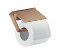 Axor Universal Softsquare toiletpapirholder m. l�g - B�rstet r�dguld