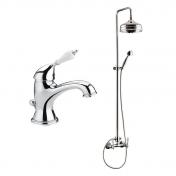 Cass�e Classic komplet pakke til badev�relset - Krom