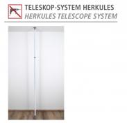 Wenko Hercules lodret stang 165-300 cm - Gr�
