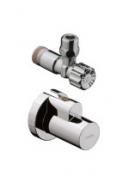 Hansgrohe Stopventil med d�kkappe G 3/8 - B�rstet messing