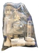 Duravit Komplet indmad - Best�r af skyllegarniture, trykknap 3/6 liter, sv�mmeventil