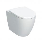 Geberit iCon back-to-wall gulvst�ende toilet inkl. s�de - Mat hvid