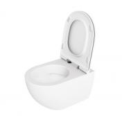 Lavabo Comoda rimless v�gh�ngt toilet inkl. EasyClean og s�de m/soft-close - Hvid