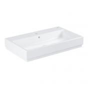 Grohe Cube 80 fritst�ende bowlevask - 1/3 hanehuller - Med overl�b - PureGuard