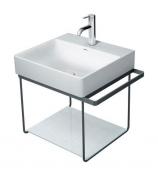 Duravit DuraSquare 50 stativ til h�ndvask - V�gh�ngt - Mat sort