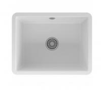 Lavabo Mararo II porcel�nsk�kkenvask - Krom afl�b