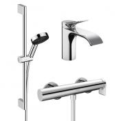 hansgrohe Vivenis komplet pakke til badev�relse - Krom