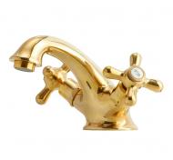 Lavabo Retro 2-grebs h�ndvaskarmatur - Messing natur