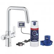 Grohe Blue Pure Minta L-tud starts�t m/udtr�k og UltraSafe filter - Krom