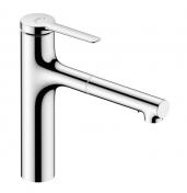 hansgrohe Zesis M33 k�kkenarmatur 160 m/udtr�k 2jet - Krom