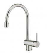 Cass�e Newform XT k�kkenarmatur m/udtr�k - B�rstet krom