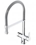 Gustavsberg Estetic Duo Semi-prof k�kkenarmatur m/udtr�k, sensor og koldstart - Krom