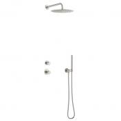 Damixa Iris DS 1 brusesystem til indbygning - Steel