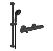 Grohe Start komplet brusesystem m/h�ndbruser - Mat sort