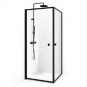 Cass�e New York firkantet niche m/sort ramme - 78*78 cm