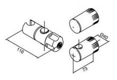 Damixa Plus rep. s&aelig;t for brusestang