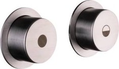 Vola A83 pneumatisk dobbelt trykknaps�t - Krom