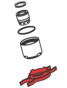 hansgrohe luftblander M22x1 til k�kkenarmatur med udtr�ksbruser