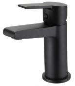 Nortiq h�ndvaskarmatur m/bundventil - Mat sort