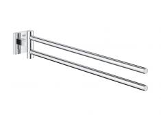 Grohe Start Cube dobbelt svingbar h�ndkl�deholder - Krom