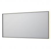 Sanibell Ink SP32 firkantet spejl m/backlight, varme og sensor 160 x 80 cm - B�rstet gunmetal