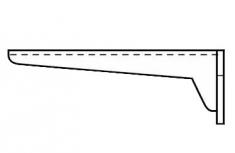V&B Brackets for sinks 380mm