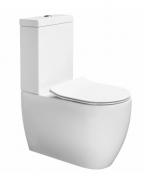 Lavabo Glomp rimless gulvst�ende toilet m/soft close s�de - Hvid
