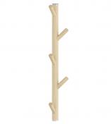 Beslagsboden lodret knager�kke m/5 knager - Tr�/matgr�