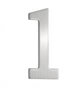 Beslagsboden postkassenummer 1 - B�rstet rustfri st�l