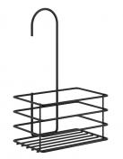 Beslagsboden enkel brusekurv til blandingsbatteri - H�j kurv - Mat sort