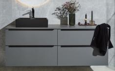 Cass�e Soft 160 m�bels�t m/bowlevask - Mat gr�