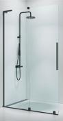 Str�mberg Faro 12 walk-in brusev�g m/skyded�r 800mm - Klart glas/messing
