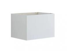 Dansani Luna sideskab 60x40 m/skuffe - Hvid mat